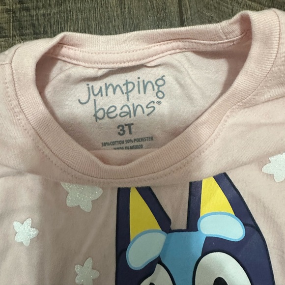 Jumping Beans Pink Long Sleeve Shirt with Bluey Design - Picture 2 of 2